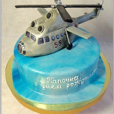 Торт военный вертолёт купить - челябинск.сладкоежкин.рф